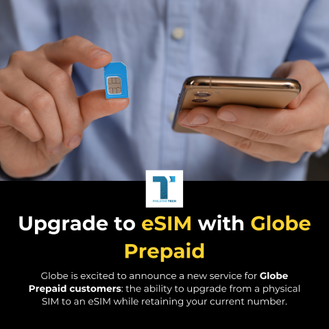 Upgrade to eSIM with Globe Prepaid