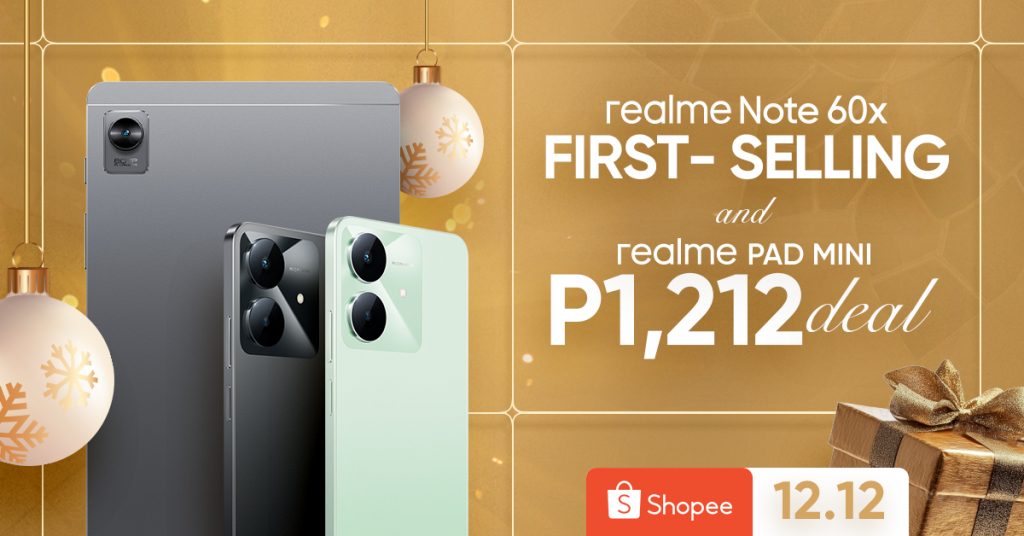 realme Note 60x debuts at Shopee’s 12.12 for only P3,739