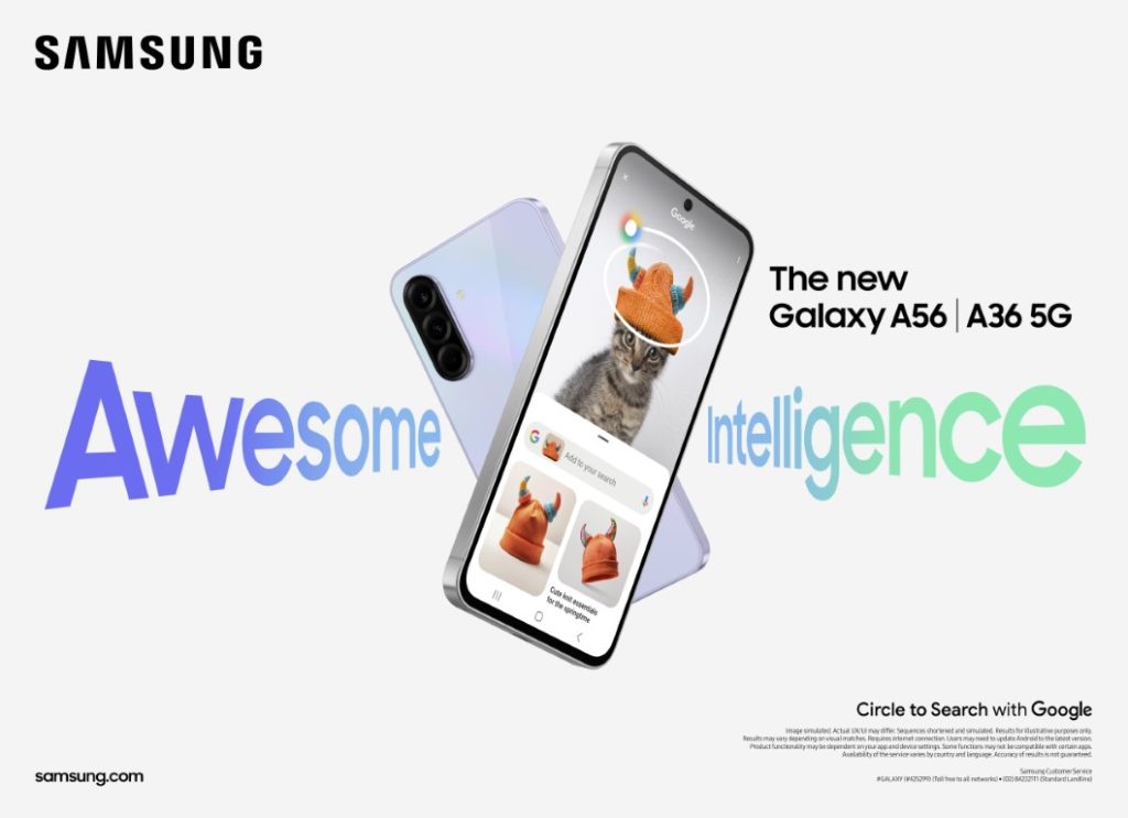 Samsung marks a step forward with AI for everyone by introducing new Galaxy A56 5G and Galaxy A36 5G
