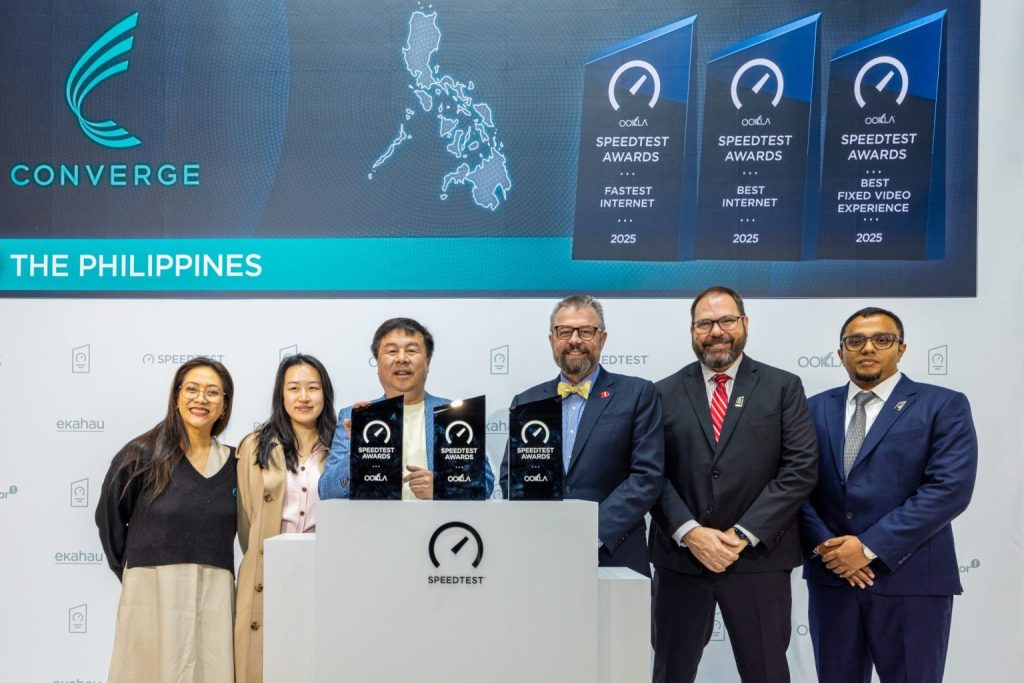 Committed to better connectivity for subscribers, Converge wins at Ookla® Speedtest Awards Converge ICT Solutions x Ookla Speedtest Awards