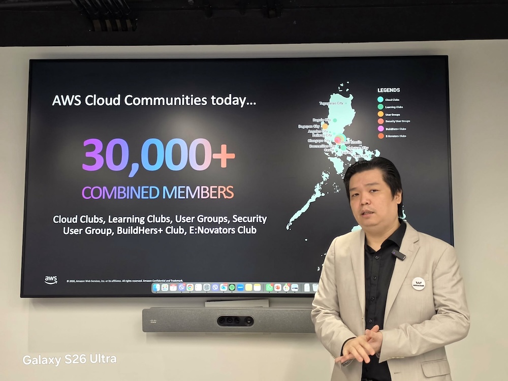 Communities help close PH skills gap as AI adoption grows Raphael Francis Quisumbing, head of Cloud, Data, AI Innovation at White Cloak Technologies Inc. and an AWS Hero awardee 2025