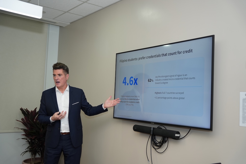 Microcredentials key to future-proofing careers Anthony Salcito, global head of Enterprise, Coursera