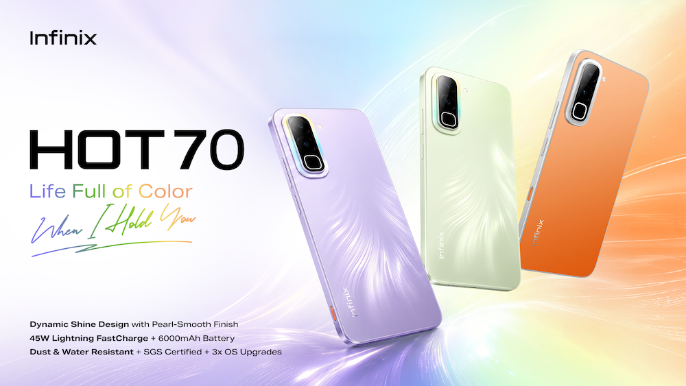 Infinix launches HOT 70 priced under ₱10,000 Infinix Hot 70